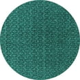 thumbnail image 1 of Ahgly Company Indoor Round Oriental Turquoise Blue Industrial Area Rugs, 3' Round, 1 of 4
