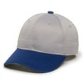 thumbnail image 4 of Outdoor Cap JM-123 Jersey Mesh-Light Grey/Royal-Youth, 4 of 8