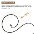 thumbnail image 3 of 40 Juegos 3.5mm Plegado Cable Extremos con Langosta Garra Cierres, Terminador Crimpado Extremo Tapas para Bricolaje Fabricación Cuero Pulseras, Claro Dorado, 3 of 7