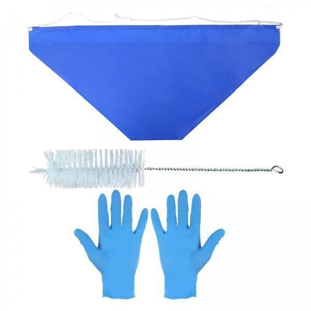 3x Cubierta de Limpieza de Aire Acondicionado Plegable, Kit de Herramientas de Limpieza, Material de PVC, de de CA Reutilizable para 3 piezas