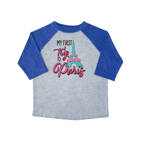 

Inktastic My First Trip to Paris Gift Toddler Boy or Toddler Girl T-Shirt