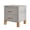 Gray, variant on Leumius Nightstand for Bedroom,Wood Bedside Table with 2 Drawer & Solid Wood Legs,Small Storage Cabinet for Living Room,Green
