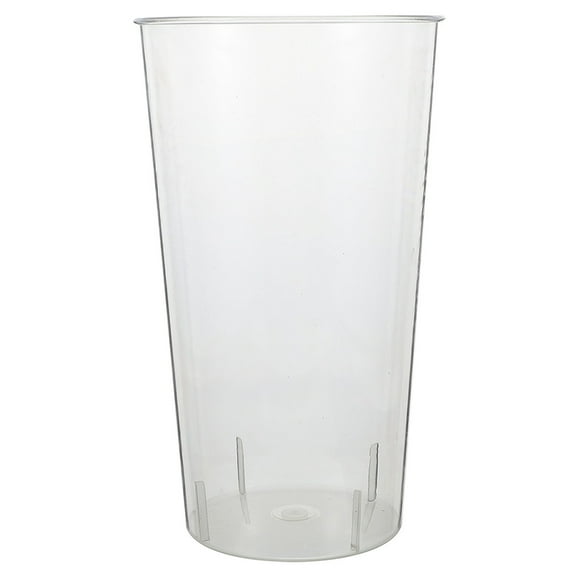 FONDOTIN Transparent Acrylic Vase Simple Stylish Design for Home Decor and Storage, Modern Clear Flower Vase