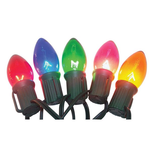 Celebrations Indoor/Outdoor Light Set MultiColored Ul Listed Walmart