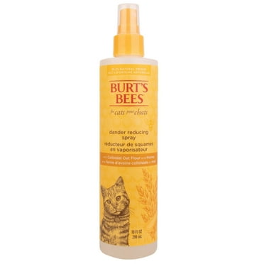 Burt's Bees Cat Natural Dander Reducing Spray with Soothing Colloidal Oat Flour & Aloe Vera 10 oz