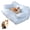 Blue, variant on Pet Ice Silk Sofa, Breathable Washable Dog Sofa Bed, Cooling Bed for Small Dogs Cats, Summer Anti-Slip Cooling Pad for Cats and Dogs