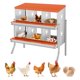 thumbnail image 1 of QinaQin Caja nido para gallinas de 6, 8 o 10 compartimentos con patas de soporte, diseño fácil de limpiar e instalar para proteger huevos, 1 of 7