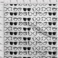thumbnail image 3 of oneOone Cotton Cambric White Fabric Goggles Fashion Craft Project Decor Fabric Printed By The Yards 56 Inches Wide, 3 of 4