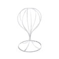 thumbnail image 1 of Yuarrent Soportes metálicos modernos para sombreros, peluca hueca, soporte decorativo con forma de farol, almacenamiento, estante de Decoración del hogar Blanco, 1 of 6