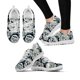 thumbnail image 1 of Zapatillas de deporte ligeras con plataforma y cordones, con estampado de flores y diseño de calavera de azúcar a la moda, zapatillas de tejido de punto transpirables, 1 of 6
