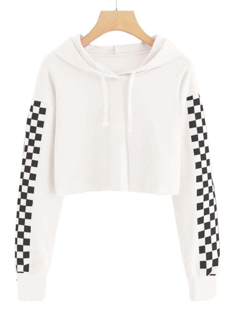 cute hoodie crop tops