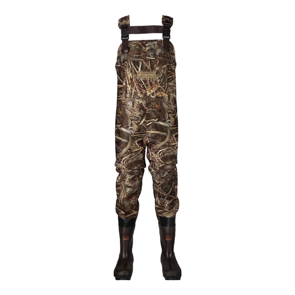frogg toggs Amphib 3.5mm Neoprene Bootfoot Chest Waders, 600 Gram Realtree Max-7 7D (Medium)