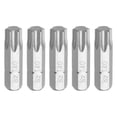 thumbnail image 1 of Uxcell 5pcs 1/4" Hex Shank T40 Head 1" Length S2 Torx Screwdriver Bit, 1 of 6