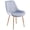/Blue, variant on Velvet Upholstered Dining Chairs Mid Century Modern Accent Chairs For Office, Kitchen Side Chairs For Dining Room, With Gold Metal Legs, For Reception Room