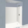 thumbnail image 6 of Transolid Ewk604872 Expressions 60" W X 48" D X 72" H Three Panel Shower Wall Kit - White, 6 of 6