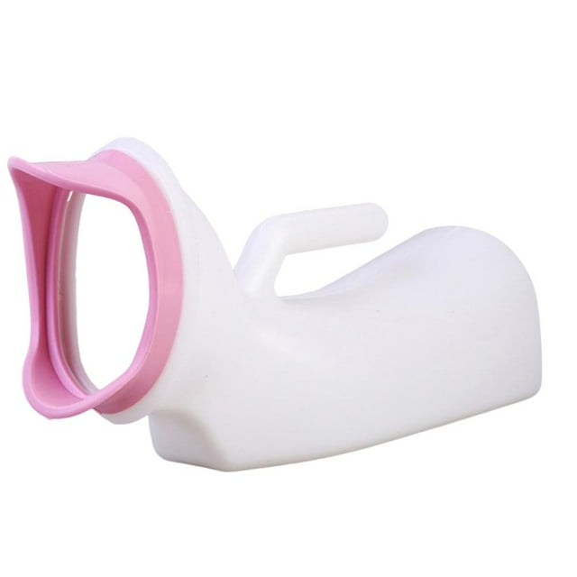 1000ml Women's Large Soft Mouth Urinal Portable Translucent Chamber Pot for People with Limited Mobility