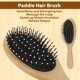 thumbnail image 4 of Cepillo de pelo de paleta ovalado, peluquería casera, mango de madera, masaje del cuero cabelludo, cepillo para desenredar, herramienta de estilismo, 4 of 8