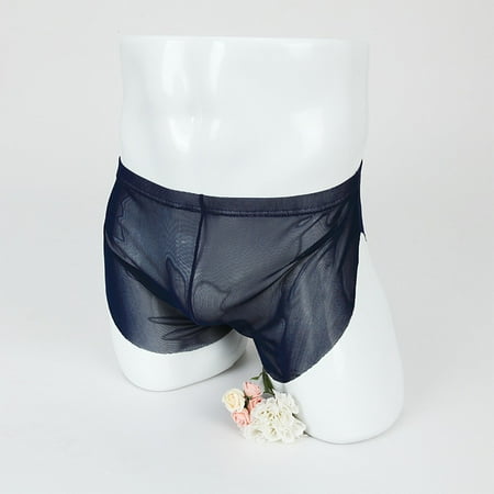 

Men Casual see through Lounge sexy boxer shorts Arrow Home Pajamas Pants Briefs
