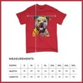 thumbnail image 5 of Tee Hunt Beware of Pit Bull T-Shirt Dean Russo Art Colorful Cute Dog Men's Tee, Red, X-Large, 5 of 5