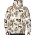 thumbnail image 5 of Hoodies for Men - leaf Moose fox owls tree Long Sleeve Comfrt Men'S Fashion Hoodies & Sweatshirts, Sweatshirts for Men Hoodies Pullover Clothing Clothes with Pouch, 5 of 7