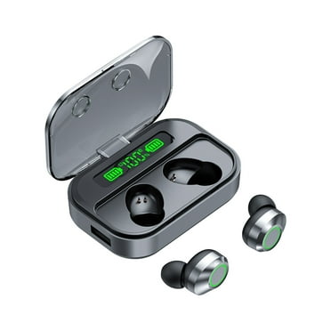 Outoloxit Wireless EarbudsTrue Wireless Bluetooth 5.3 Earphones with Wireless Charging Sweat with Deep Bass