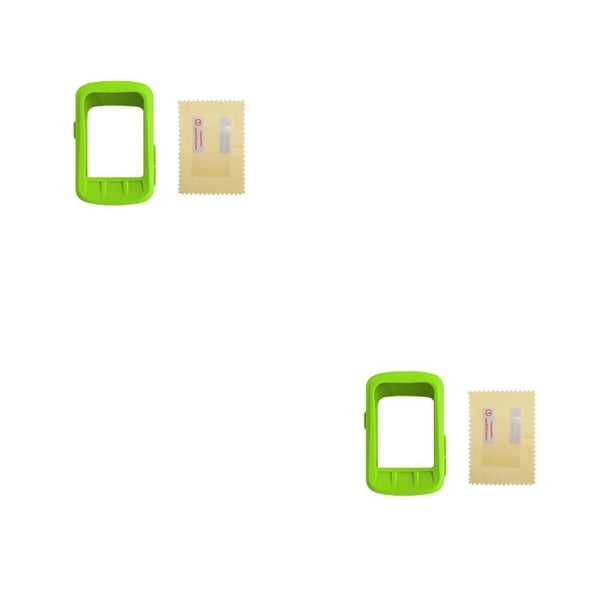 Soidarity Funda protectora para ordenador de bicicleta con película de alta definición, funda compacta para cronómetro, Protector de pantalla Verde 2piezas