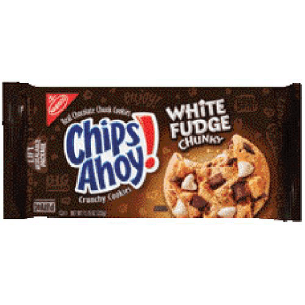 Chips Ahoy! Chocolate Chunk Chip Cookie White Fudge Chunky