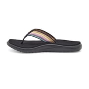 Teva Women's Voya Flip Sandal Antiguous Black Multi - 1019040-ABML ANTIGUOUS BLACK MULTI