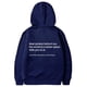 thumbnail image 5 of Sudadera con capucha Dear Person Behind Me para mujer, moda personalizada, mensaje Be Kind, sudadera informal de invierno para exteriores, sudaderas holgadas, 5 of 5