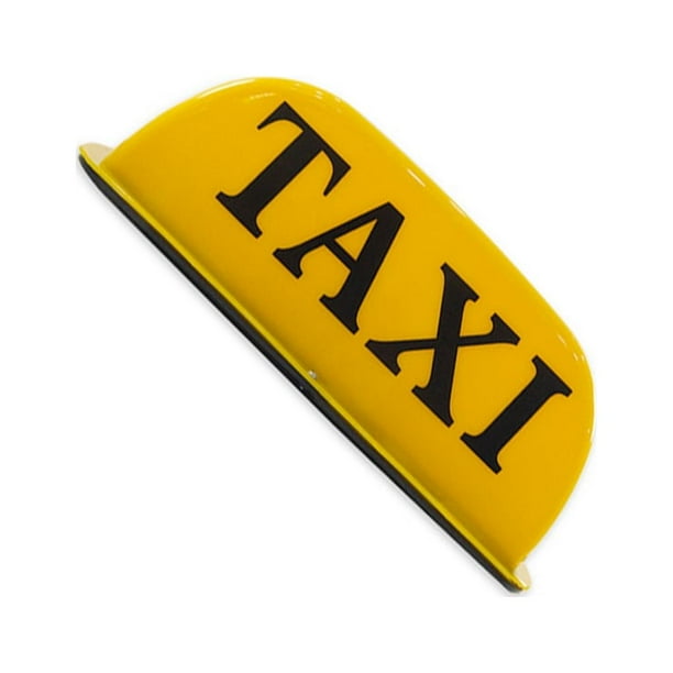 Riwesomey Luz de Taxi con recargable, señal de techo resistente al desgaste para coche, luces de techo impermeables duraderas, lámpara Bombillas para automóviles