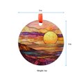 thumbnail image 5 of Ornament Window Hanging, Sparkling Sea Suncatcher Diamond Glass Panel Hangings Scenery Sun Catchers Decor for Birthday for Women, Men, Wife, Aunt, and Mom, 2025, Festive Home, 5 of 5