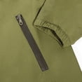 thumbnail image 6 of Soulsfeng Rain Jacket Men's Waterproof Windbreaker, Lightweight Hooded Rain Jacket, Daily Casual,Army Green, 6 of 6