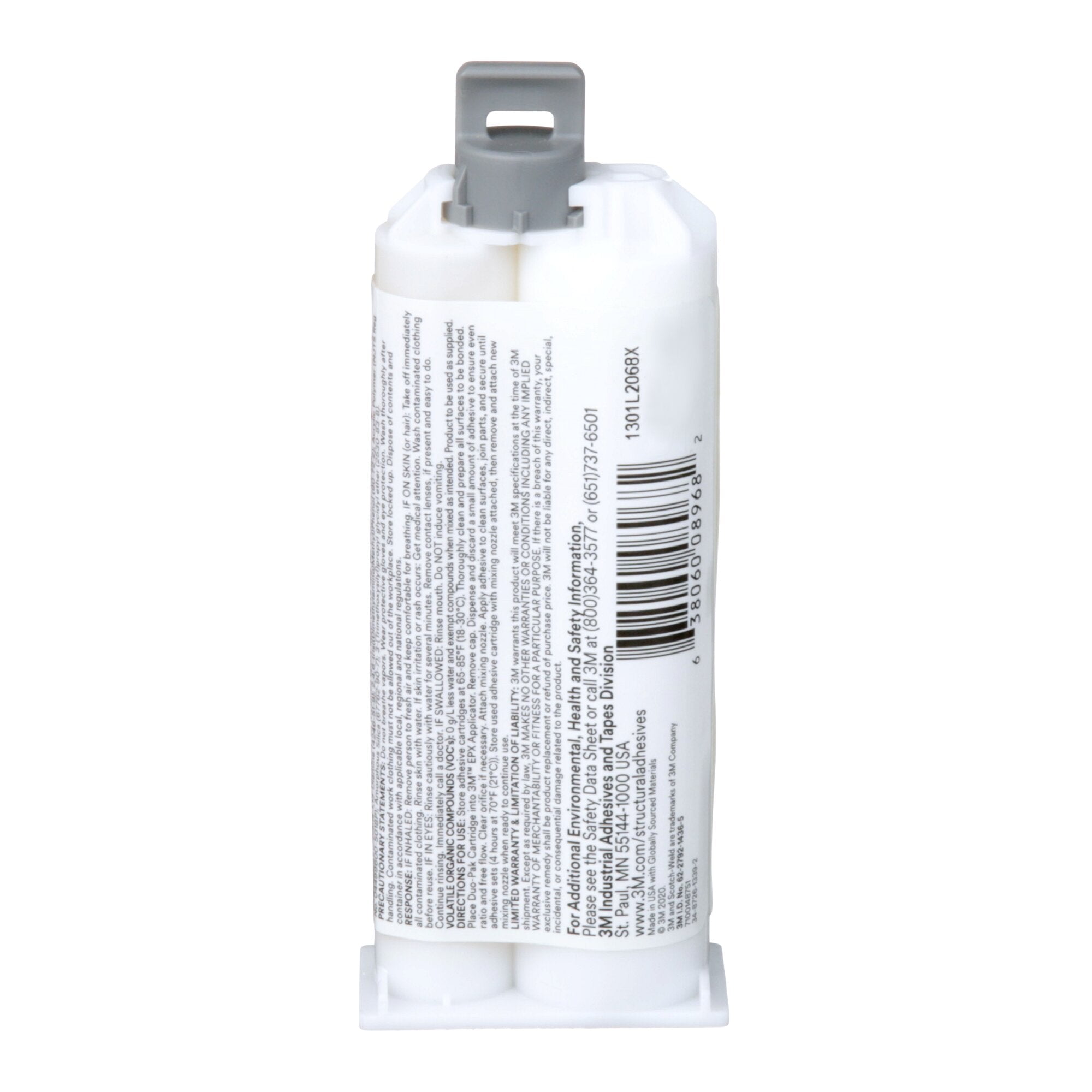 3m EpoxyAdhesive,DualCartridge,2:1MixRatio 460NS