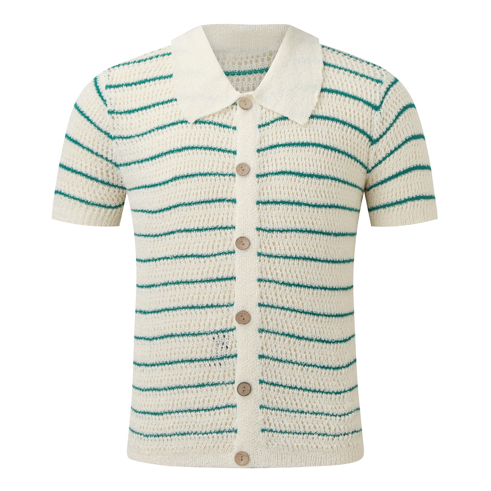 toraway Summer Clothes White Button down Shirt Men Mens