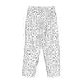 thumbnail image 5 of Xecao Poodle Dog Women's Straight Lounge Pajama Pants: The Epitome of Relaxed Sleepwear, 5 of 9