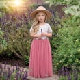 thumbnail image 3 of 2Bunnies Girls' 2T-10Y Scalloped Lace Top Tulle Flower Girl Dress, 3 of 4