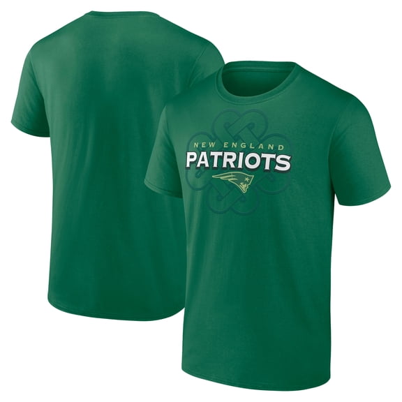 Men's Green New England Patriots Celtic Luck T-Shirt