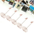 thumbnail image 4 of Place Card Holder, Rose Gold Table Number Stands  For Photo For Memo For Card, 4 of 8