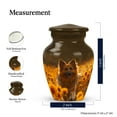 thumbnail image 2 of Dog Golden Hour Delight Small Cremation Urns For Human Ashes - Burial Urn Human Ashes - Dual Little Urns For Human Ashes - Urns For Human Ashes Adult Female Mom & Dad (Size -3inch,2pcs), 2 of 5