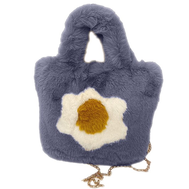 Mochila de peluche, bolso esponjoso, bolso suave para niños, regalo para niñas y mujeres