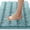Aqua Haze-17" x 24", variant on Bath Mats For Bathroom Non Slip Thick Chenille Striped Rug Absorbent Fluffy Soft Shaggy Rugs Washable Dry Fast Plush Indoor  Room Tub - 17" X 24" Cream