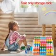 thumbnail image 5 of 6-Tier Acrylic Paint Storage Box, 24-Slot Paint Brush Holder, 5 of 5