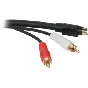 25FT SVIDEO/RCA A/V CABLE 2-RCA/MDIN-4 M/M VALUE