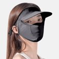 thumbnail image 3 of Full Face Cover Sunscreen Face Veil UV Protection Sun Shield Face Cover for Women Girls Summer Hat with Eye Shield, 3 of 4