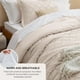 thumbnail image 4 of Juego de edredón Bedsure extragrande King Beige, 3 piezas, 4 of 8