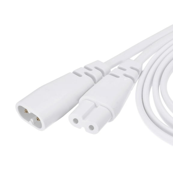 Uxcell T5 LED Tube Connector Cable 2 Pin 50CM Male to Female Extension Cord 4Pcs
