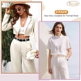 thumbnail image 4 of 2 Pack Women Leather Belt, Fashion Ladies Belt with Pin Buckle for Jeans Pants, 4 of 7