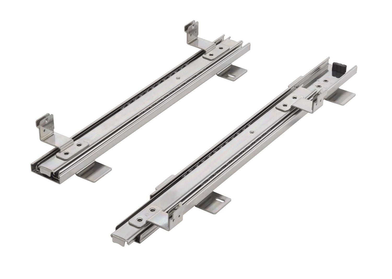 Tiroir grillagé à 2 niveaux avec glissières TRINITY – Chrome