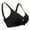 Black, variant on Qylux Wireless Bras for Women No Underwire Push Up Bras Seamless Full Coverage Comfort Lift Support Soft Everyday bra,White