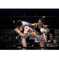 thumbnail image 2 of Zhao, Henry 14x11 Black Ornate Wood Framed with Double Matting Museum Art Print Titled - Fighters, 2 of 4